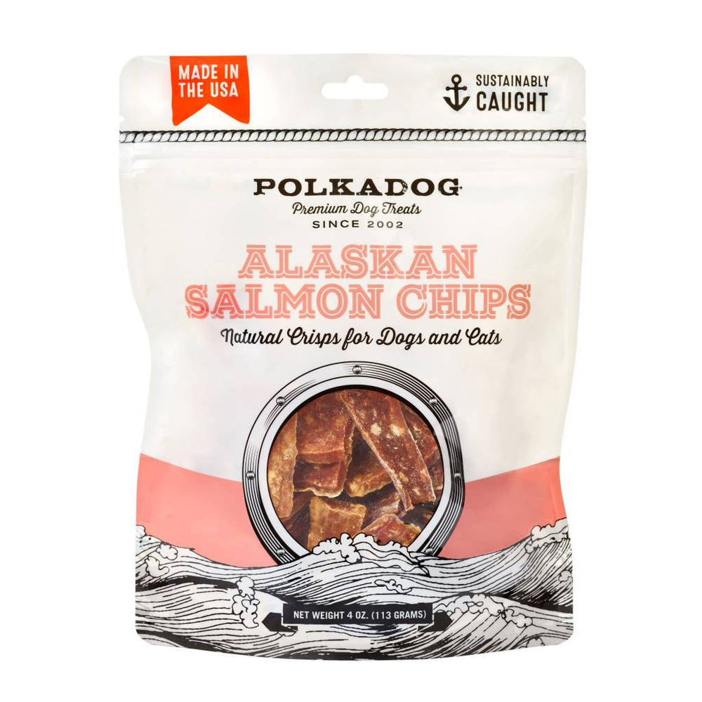 POLKA DOG Salmon Chips 4 oz