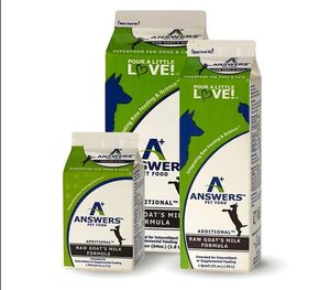 ANSWERS Frozen Raw Goat Milk