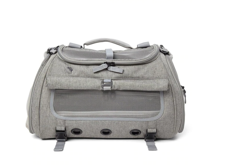 TRAVEL CAT The Transpurrter Ultimate Calming Convertible Cat Carrier Gray