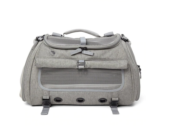 TRAVEL CAT The Transpurrter Ultimate Calming Convertible Cat Carrier Gray