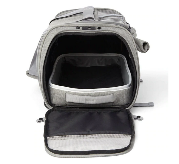 TRAVEL CAT The Transpurrter Ultimate Calming Convertible Cat Carrier Gray