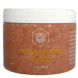 SAVAGE CAT Frozen Raw Cat Food Chicken