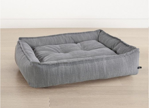BOWSER Sterling Lounge Bed Stone Grey