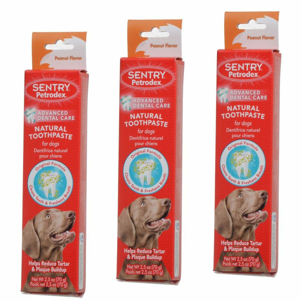 PETRODEX Natural Toothpaste for Dogs Peanut Flavor