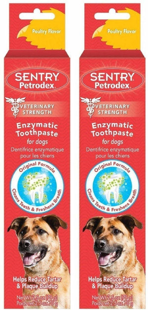 PETRODEX Enzymatic Toothpaste for Dogs Poultry Flavor 6.2 oz