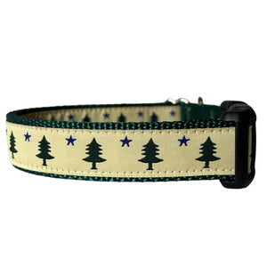 SEW FETCH Dog Collar Old Maine Flag
