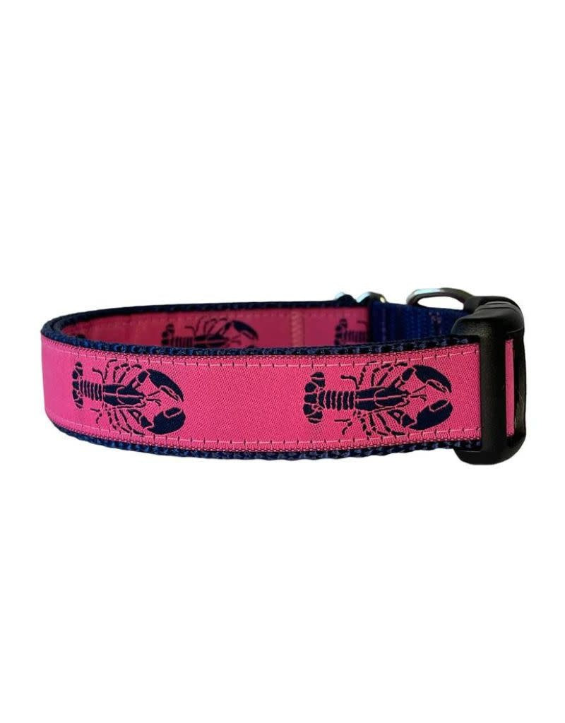 SEW FETCH Dog Collar Pink Lobster