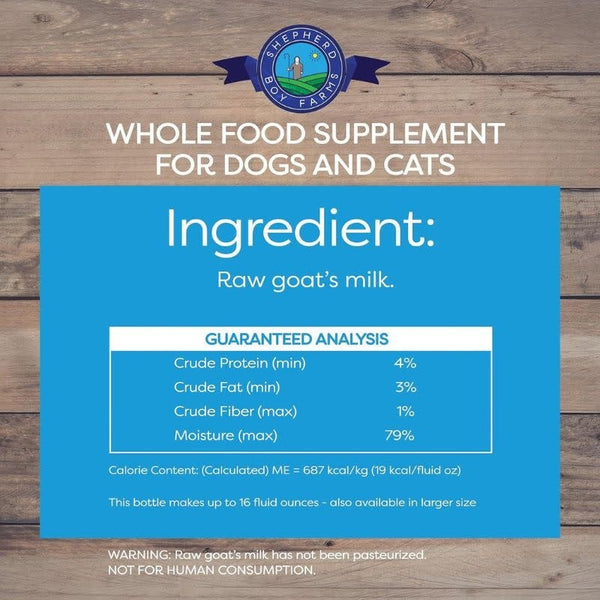 SHEPHERD BOY FARMS Freeze-dried Raw Goat Milk Classic Blend