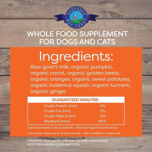 SHEPHERD BOY FARMS Freeze-dried Raw Goat Milk Golden Blend