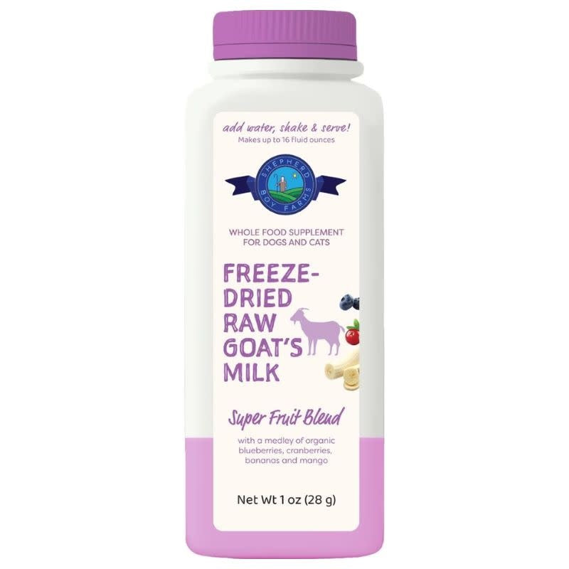 SHEPHERD BOY FARMS Freeze-dried Raw Goat Milk Super Fruit Blend