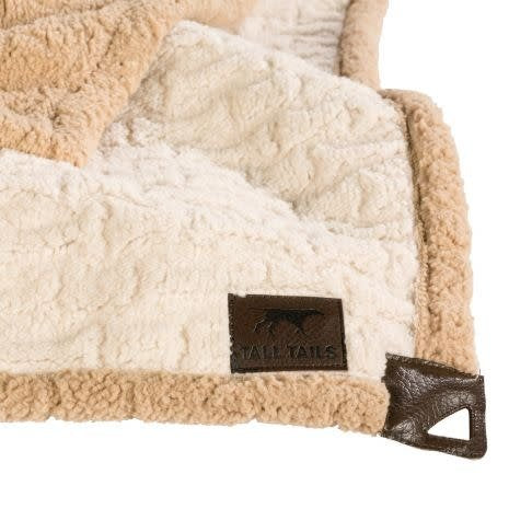 TALL TAILS Dog Micro Blanket Cream Bone 30x40