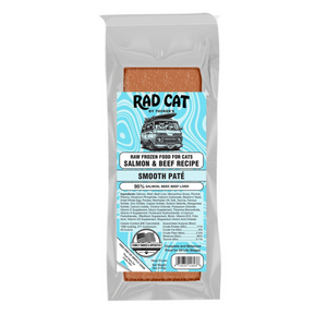 RAD CAT Salmon & Beef Chunks Frozen Cat Food 6OZ