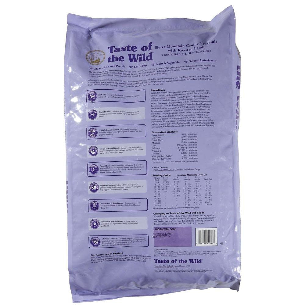TASTE OF THE WILD Sierra Mountain Grain-Free Dry Dog Food