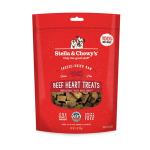 STELLA & CHEWY'S Freeze-Dried Beef Heart Dog Treat 3OZ