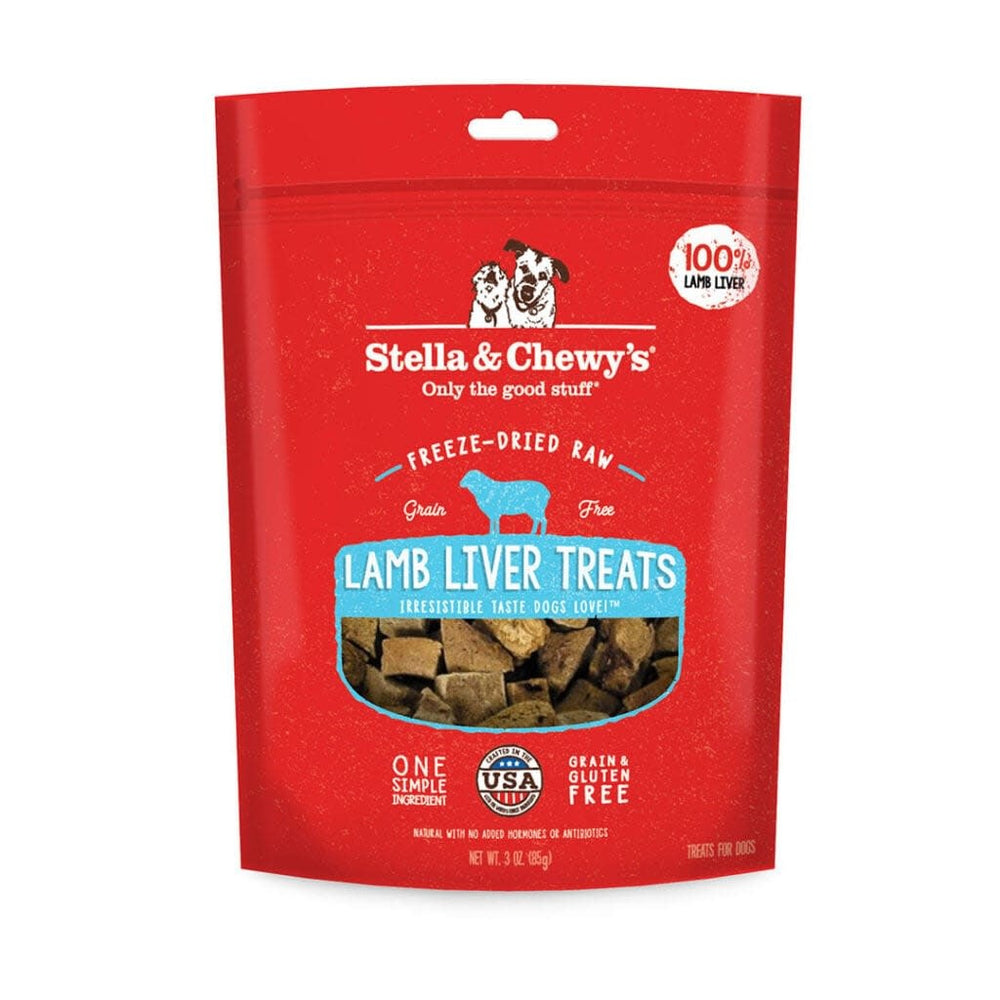 STELLA & CHEWY'S Freeze-Dried Lamb Liver Dog Treat 3OZ