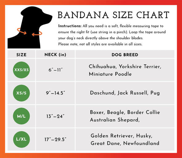 SPOT THE DOG Reflective Reversible Bandana