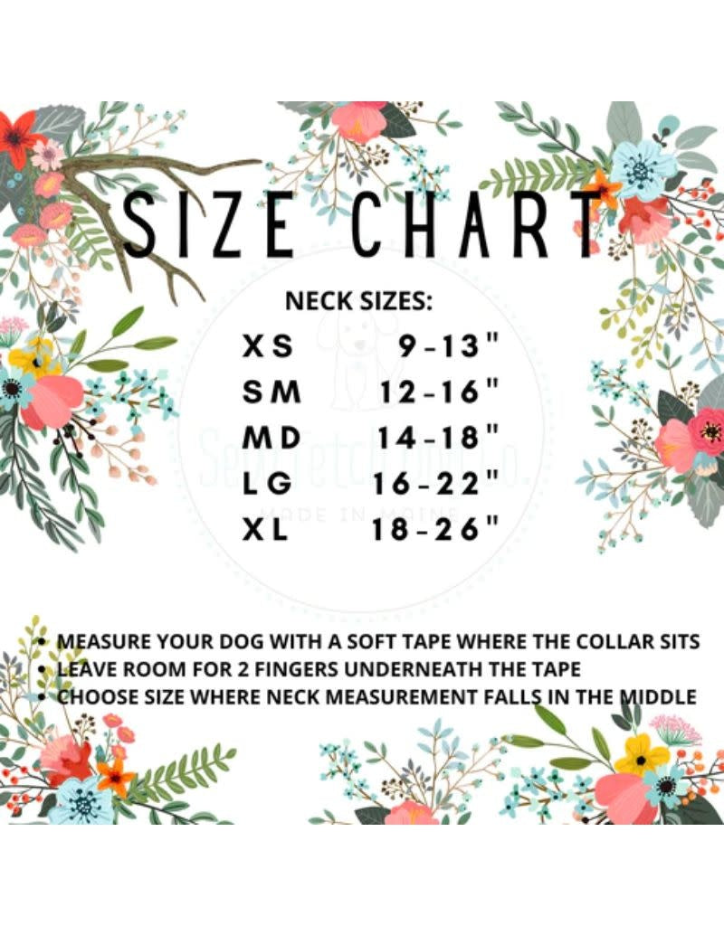 SEW FETCH Dog Collar Seagull with French Fry