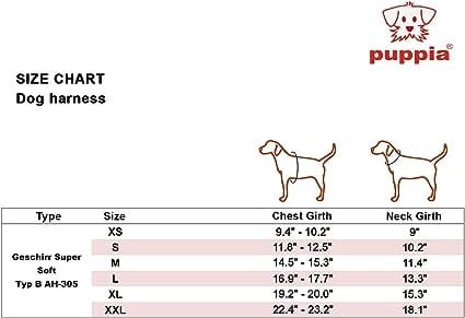 PUPPIA Vest Harness B Red
