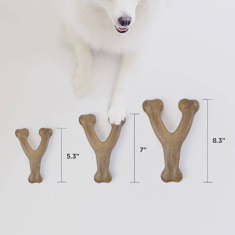 BENEBONE Peanut Butter Wishbone Dog Chew