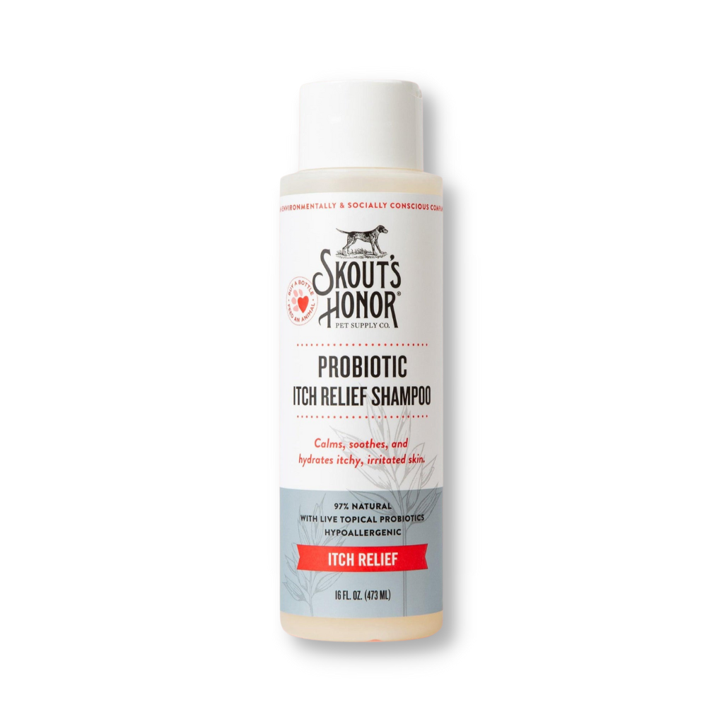 SKOUTS HONOR Probiotic Shampoo for Dogs & Cats Itch Relief 16oz