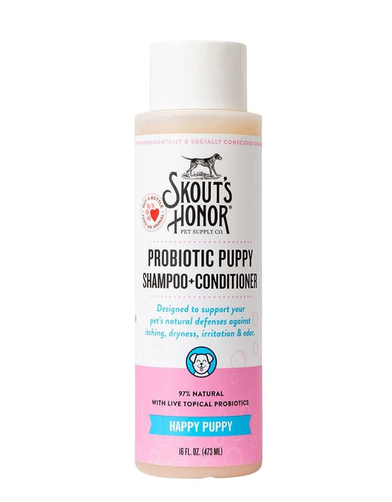 SKOUTS HONOR Probiotic Shampoo + Conditioner Happy Puppy 16oz