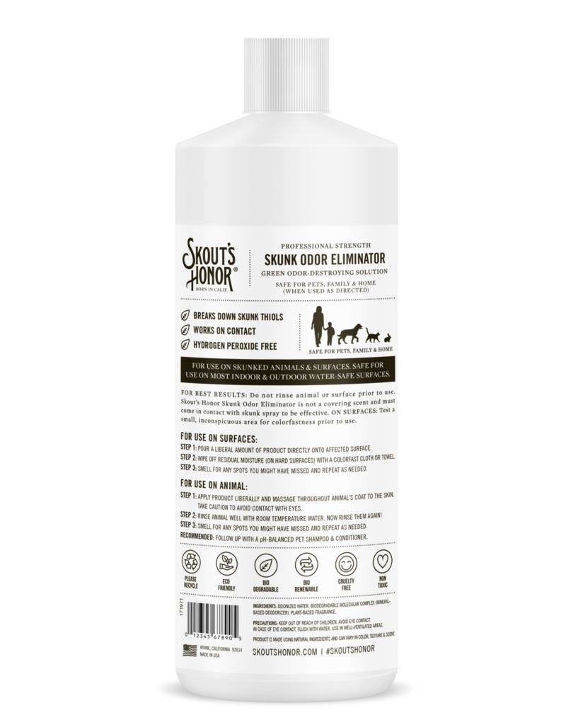 SKOUTS HONOR Skunk Odor Eliminator 32OZ