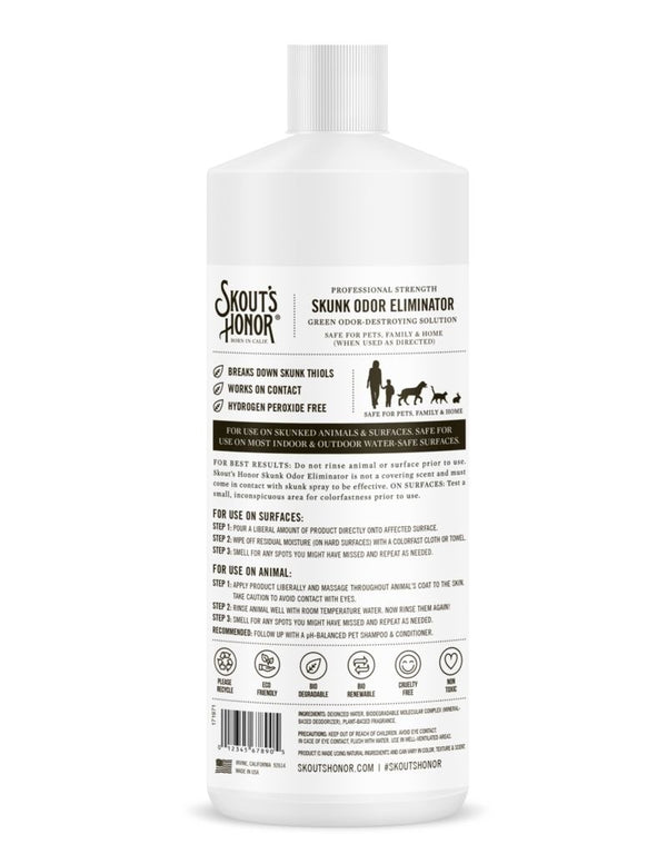 SKOUTS HONOR Skunk Odor Eliminator 32OZ