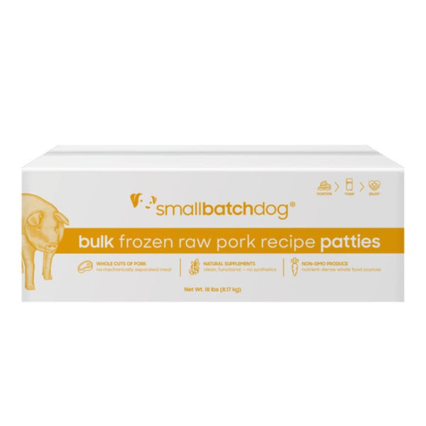 SMALL BATCH Frozen Dog Food Pork