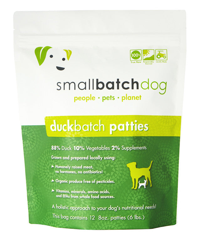 SMALL BATCH Frozen Dog Food Duck
