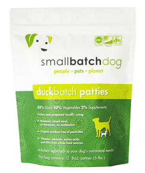 SMALL BATCH Frozen Dog Food Duck