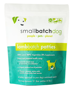 SMALL BATCH Frozen Dog Food Lamb