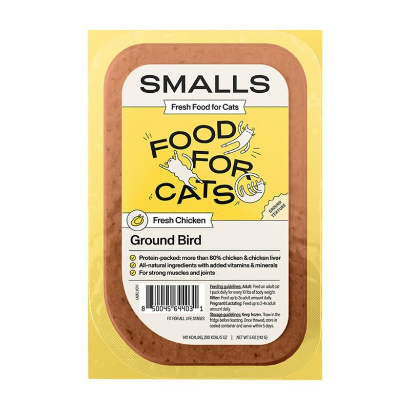 SMALLS Gently Cooked Cat Food Ground Chicken 5 OZ