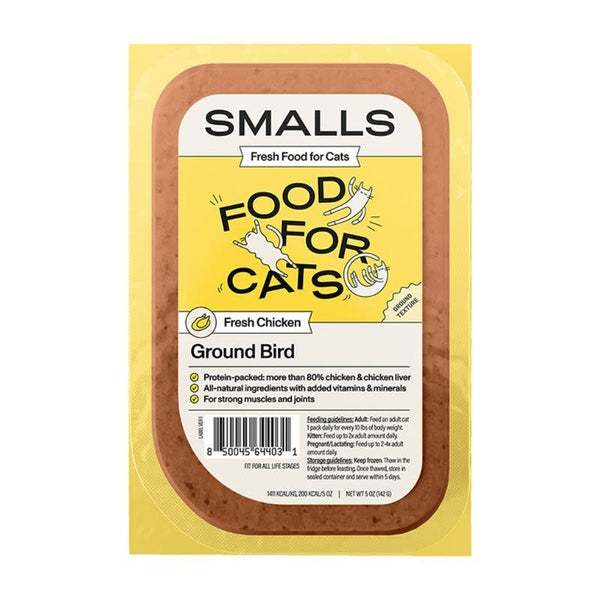 SMALLS Gently Cooked Cat Food Ground Chicken 5 OZ