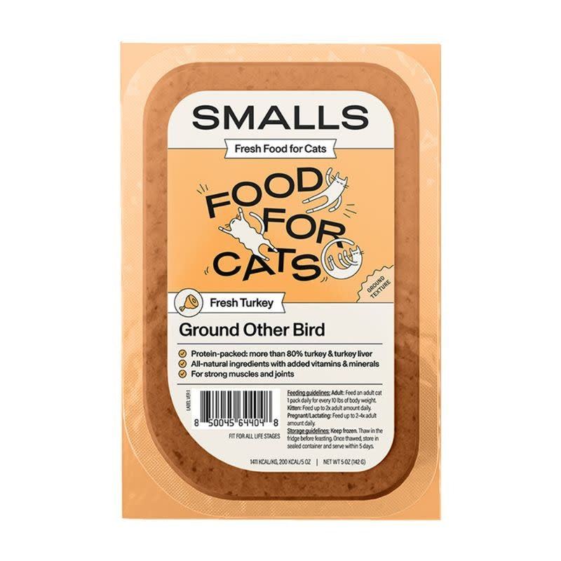 SMALLS Gently Cooked Cat Food Ground Turkey 5 OZ