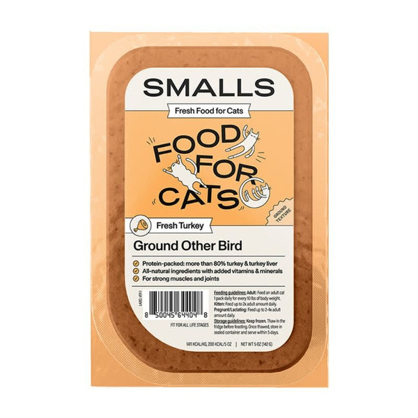 SMALLS Gently Cooked Cat Food Ground Turkey 5 OZ