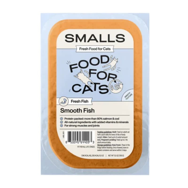 SMALLS Gently Cooked Cat Food Smooth Fish 5 OZ