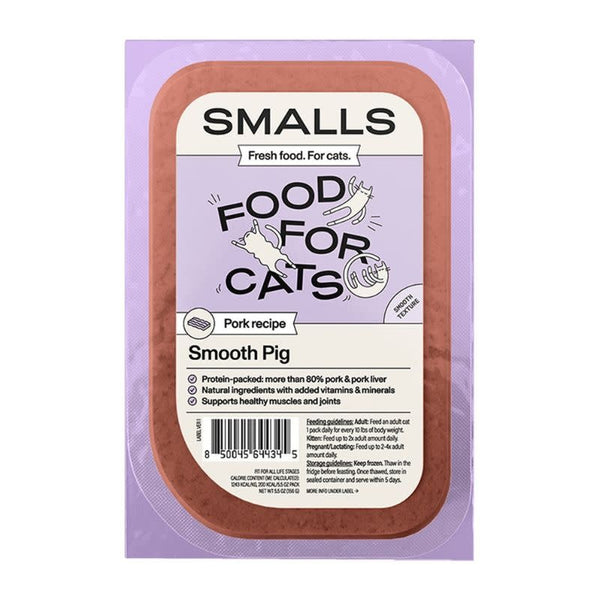 SMALLS Gently Cooked Cat Food Smooth Pig 5 OZ