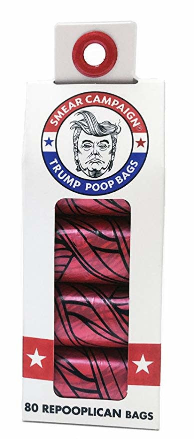 SMEAR CAMPAIGN Repooplican Trump Poop Bags 4 pk