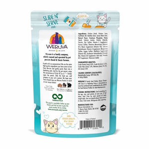 WERUVA Cat Slide N Serve Pouch Pate Family Food CASE/12