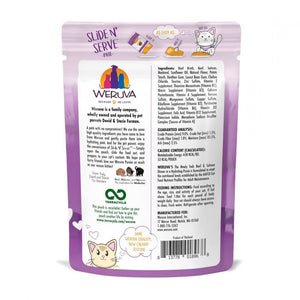 WERUVA Cat Slide N Serve Pouch Pate Newly Feds CASE/12