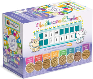 Weruva Cat Slide N Serve Pouch Pate Variety Showcase Chowdown 2.8oz 16/Tray