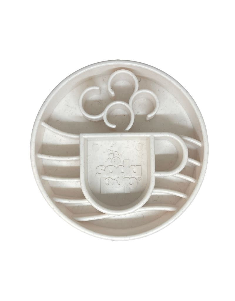 SODAPUP eBowl Enrichment Slow Feeder Dog Bowl Java