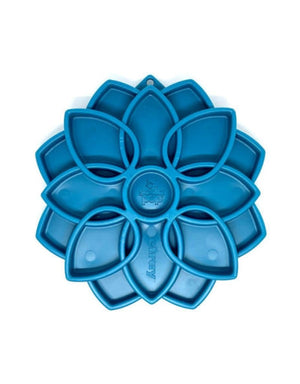 SODAPUP eTray Enrichment Dog Feeder Tray Mandala Blue