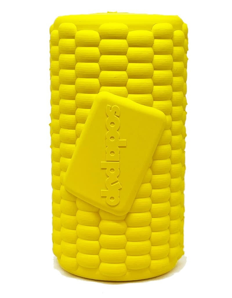 SODAPUP  Treat Dispenser Chew Toy Corn on the Cob