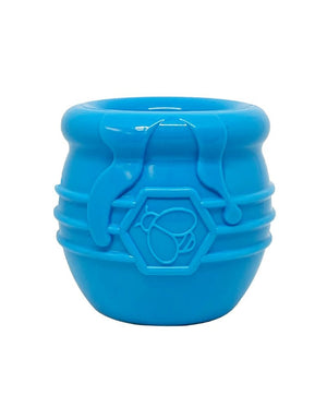 SODAPUP Treat Dispenser & Enrichment Toy Honey Pot Blue