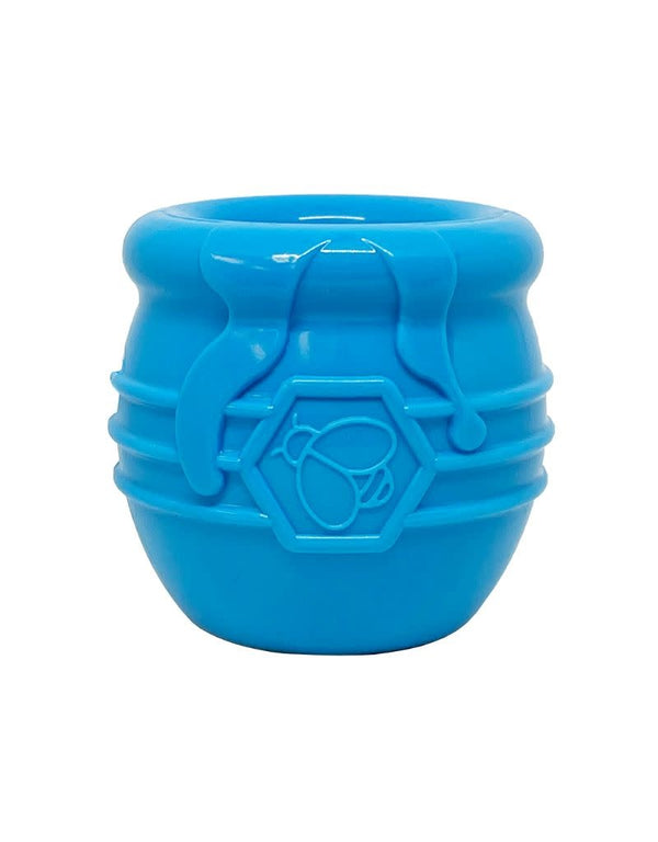 SODAPUP Treat Dispenser & Enrichment Toy Honey Pot Blue