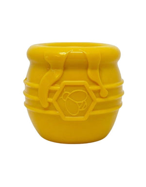 SODAPUP Treat Dispenser & Enrichment Toy Honey Pot Yellow