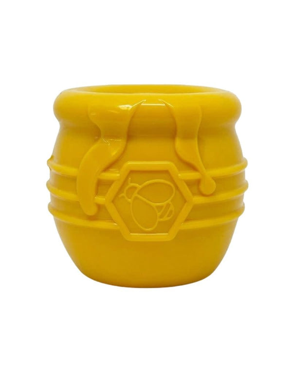 SODAPUP Treat Dispenser & Enrichment Toy Honey Pot Yellow