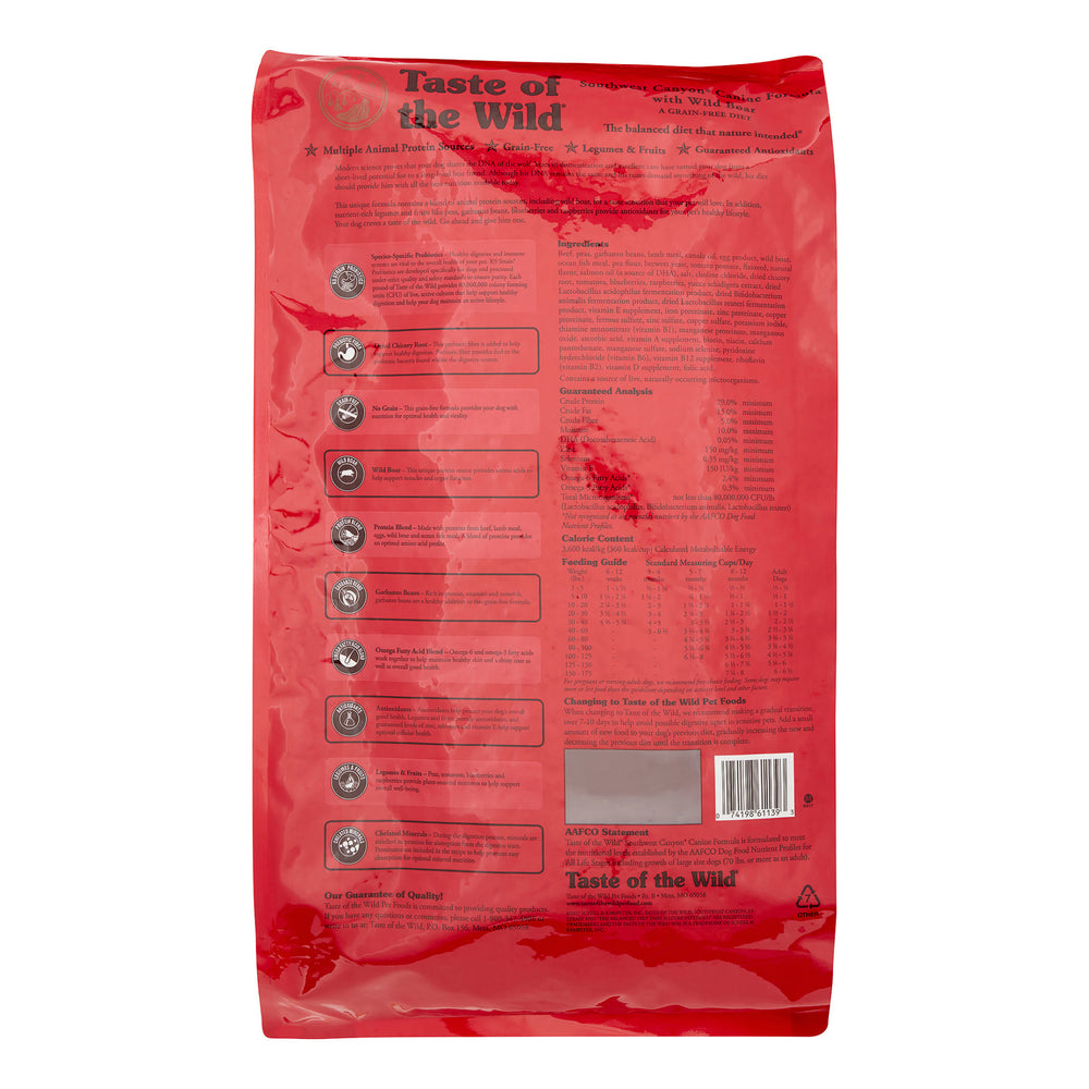TASTE OF THE WILD Grain-Free Southwest Canyon Dry Dog Food
