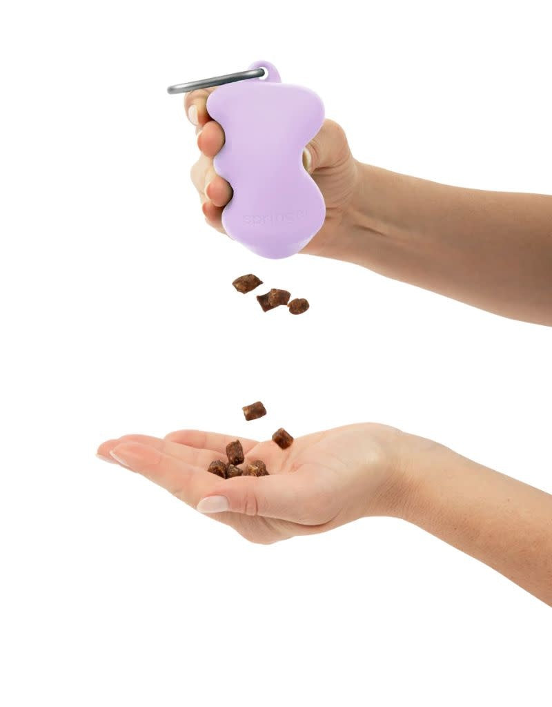*SPRINGER Silicone Dog Treat Dispenser Lilac